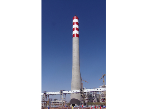 神华宁煤400万吨/年煤炭间接液化项目动力站装置  1#、2#烟囱1