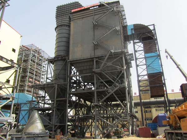 宝丰能源动力项目5#炉钢管立柱1